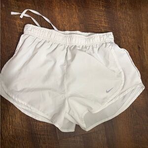 SOLDNike Women's Drifit Athletic Shorts White Size Small